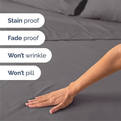 Queen Size 4 Piece Sheet Set - Image 5