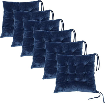 6 Pack Square Seat Cushion Chair Pads by MissSoul