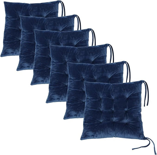 6 Pack Square Seat Cushion Chair Pads by MissSoul