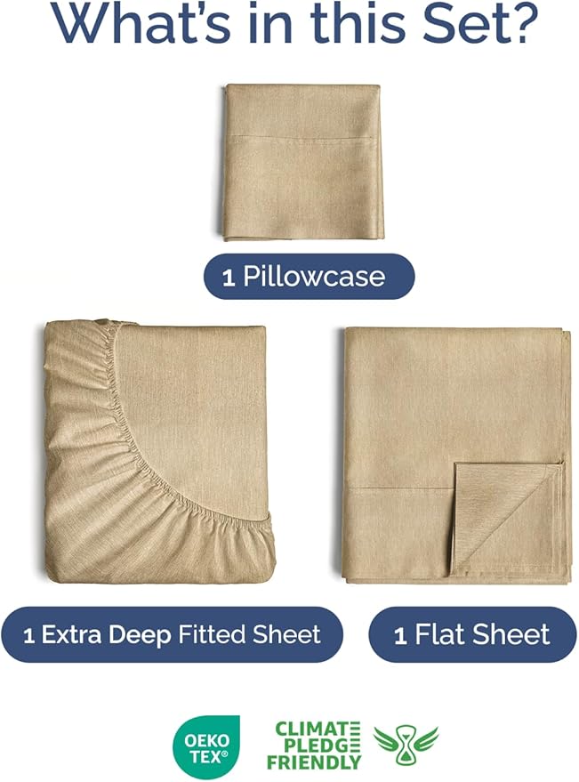Extra Deep Pocket Twin XL Sheets - Image 2