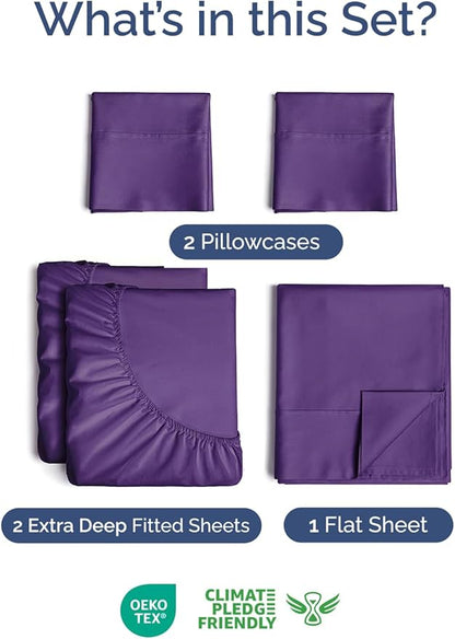 Extra Deep Pocket Split King Sheets - Image 2