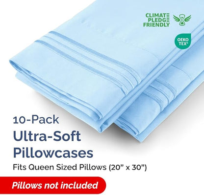 Queen Pillow Cases Set of 10 - Image 2