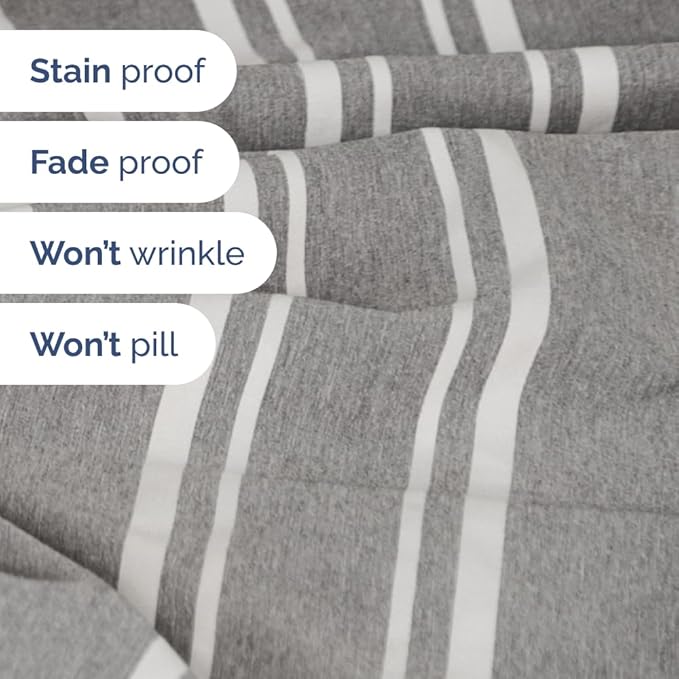 Split Head King Sheet Set – 4 Piece Flex Split Top King Sheets - Image 6