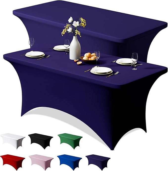 Trlyc 2 Pack 8FT Spandex Table Cloth by TRLYC
