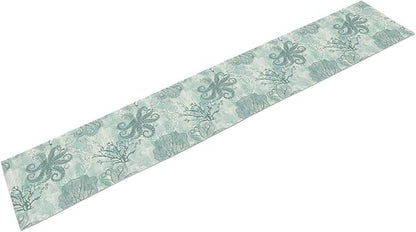 Coastal Sea Shell Starfish Table Runner Summer Ocean Beach Table Runner - Image 7
