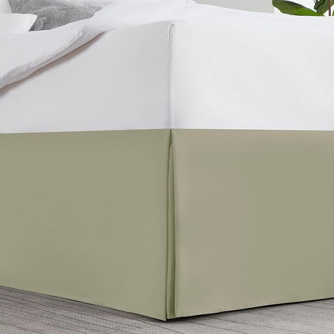 Nestl Green Full XL Bed Skirt - Image 2