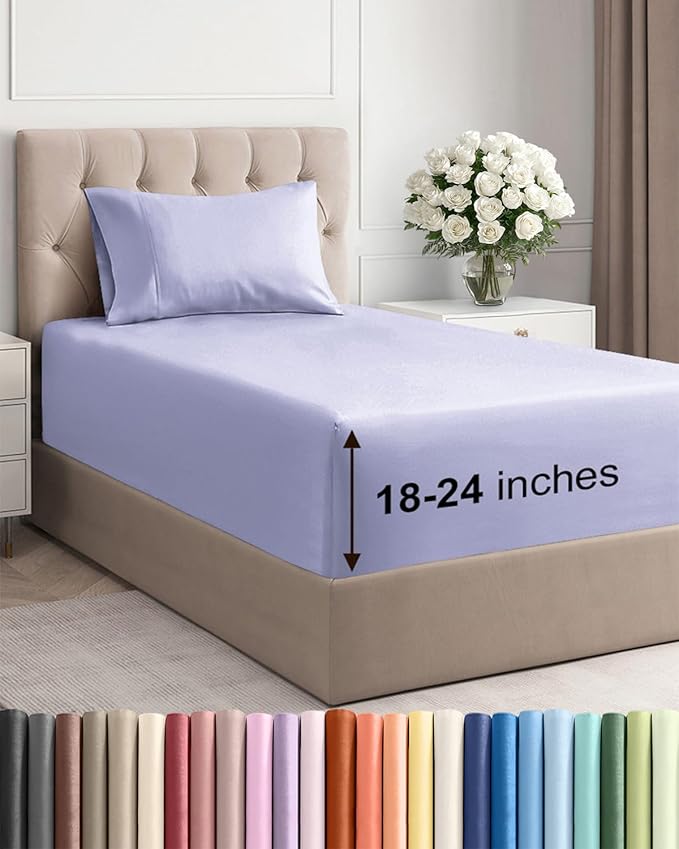 Extra Deep Pocket Twin XL Sheets by CGKUnlimited