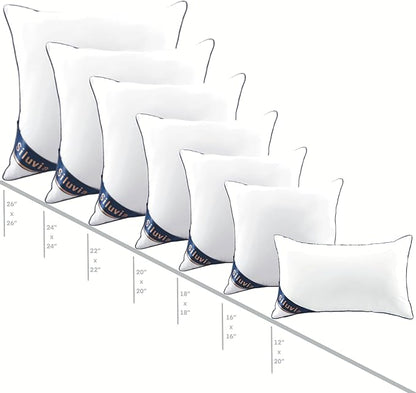 Siluvia Decorative 12x20 Pillow Inserts Set of 2 - Image 9