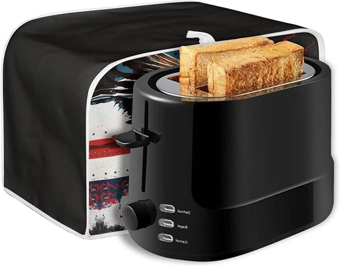 ZFRXIGN Bald Eagle Toaster Cover 2 Slice Wide Slot Small Appliance Covers - Image 6