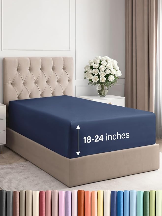 Extra Deep Twin Fitted Sheet by CGKUnlimited