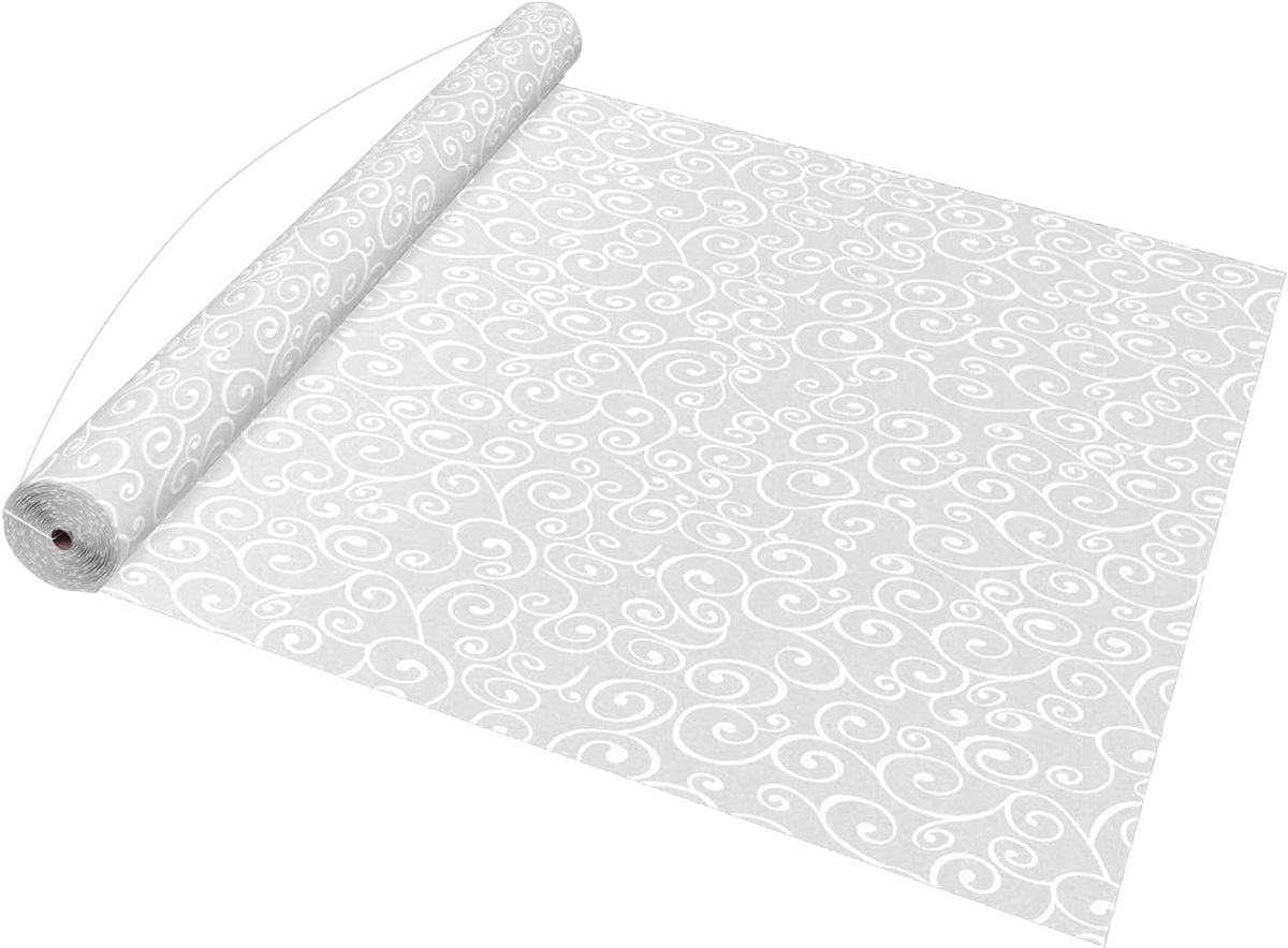Thickened Aisle Runner for Wedding CeremonyFeet White Aisle Runner Walkway for Indoor Outdoor Wedding Church Decorations ，Halloween Parties can Also use a Carpet，50g(Vine, 3x50Feet)