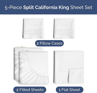 Split California King Bed Sheets - Image 2