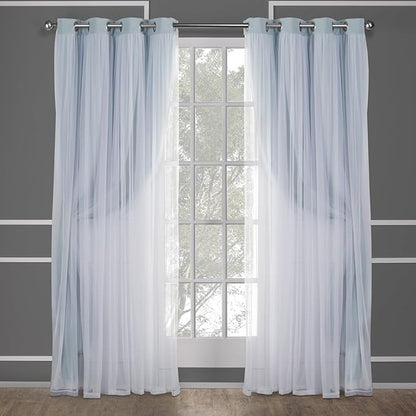 TOWN & COUNTRY LUXE Talia Double Layer Indoor Curtains, Sheer and Room - Image 2