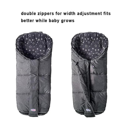 funlife Waterproof Winter Stroller Sleeping Sack, Width Adjustable Stroller - Image 6