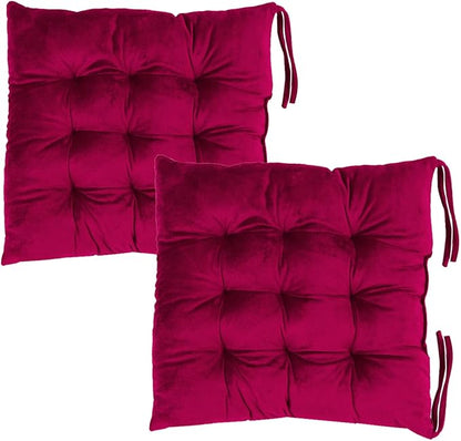 2 Pack Square Seat Cushion Chair Pads by MissSoul
