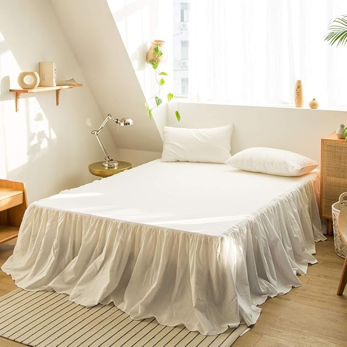 Simple&Opulence Belgian Linen Bed Skirt by SimpleOpulence