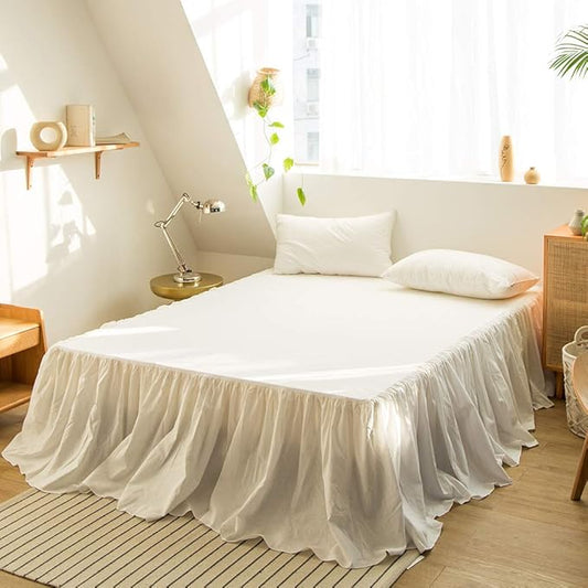 Simple&Opulence Belgian Linen Bed Skirt by SimpleOpulence