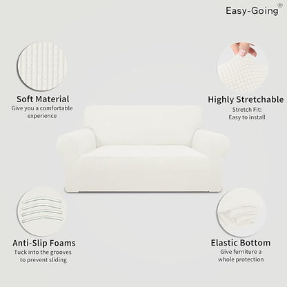 Easy-Going Stretch Oversized Loveseat Slipcover 1-Piece Sofa Cover Furniture - Image 3