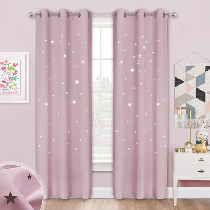 NICETOWN Twinkle Star Blackout Curtains by NICETOWN