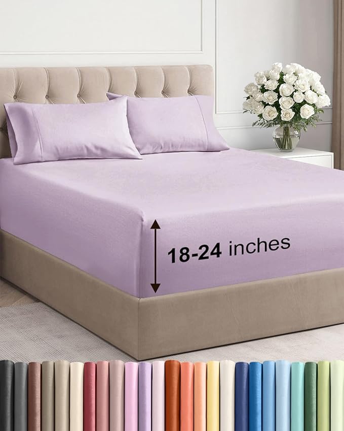 Extra Deep Pocket Cal King Sheets by CGKUnlimited