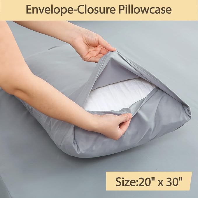 Air Mattress Sheet Set Full Size, 6 Piece Deep Pocket Bed Sheet Set - Image 5