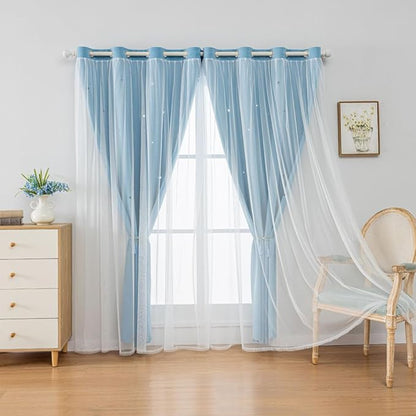 FANLI 2 Panels Star Blackout Curtains - Image 5