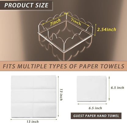 Napkin Holder fo Table, Acrylic Napkin Paper Towel Holder - Image 3