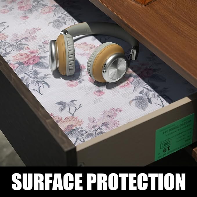 Drawer and Shelf Liner for Cabinets, Non-Adhesive and Strong Non-Slip Vintage - Image 3