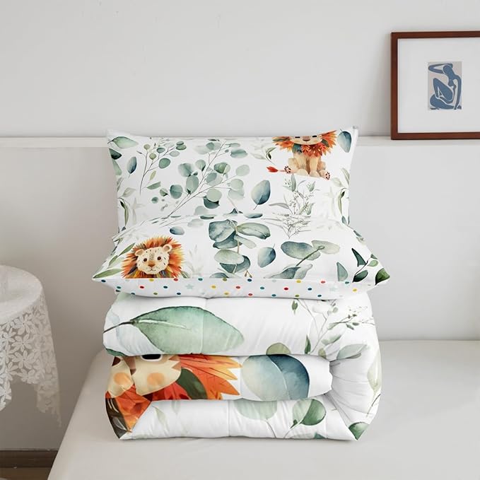 Erosebridal Cute Lion Bedding Toddler Size - Image 6