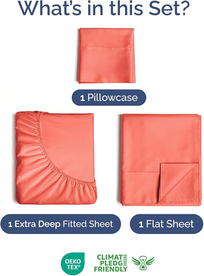 Extra Deep Pocket Twin XL Sheets - Image 2