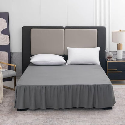 TSUTOMI Bed Skirt Twin Size Ruffled Bed Skirt - Image 7