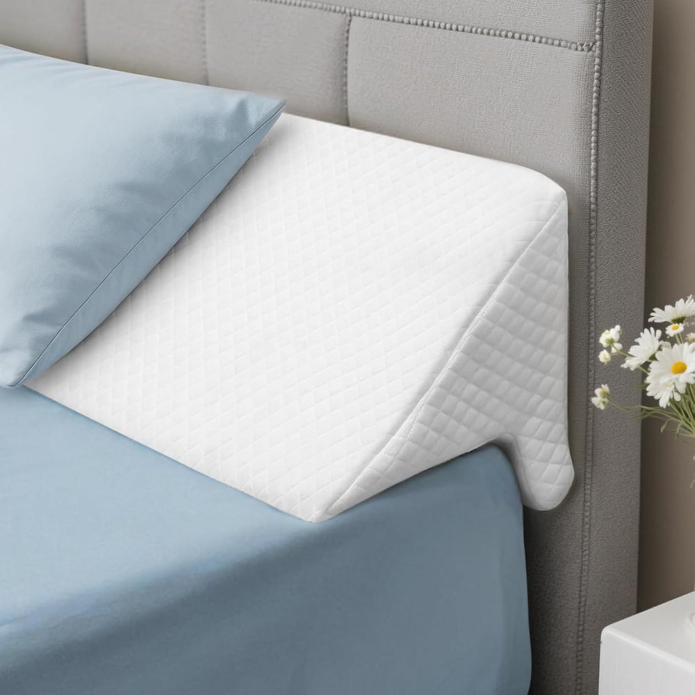 Queen Size Wedge Pillow for Headboard, Mattress Wedge Bed Gap Filler with Hig...