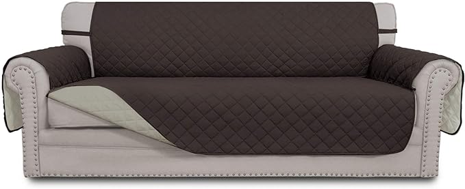 Easy-Going 4 Seater Sofa Slipcover Reversible Sofa Cover Water Resistant Couch by Easy-Going