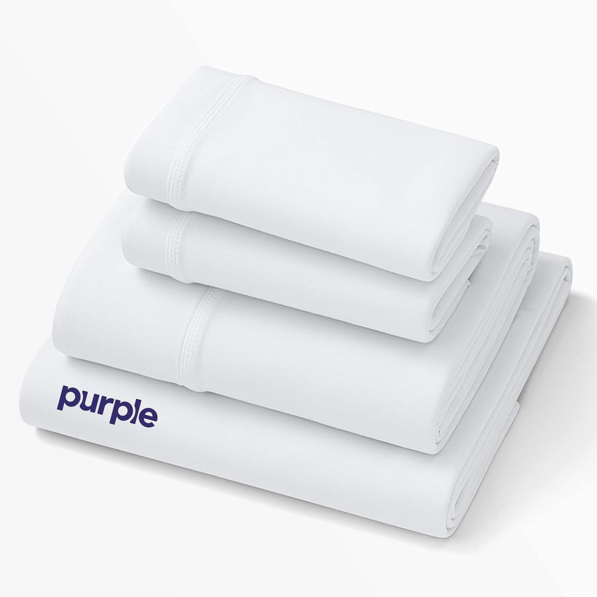 purple softstretch sheet set, twin/twin xl, cooling rayon, main product view