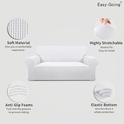Easy-Going Stretch Oversized Loveseat Slipcover 1-Piece Sofa Cover Furniture - Image 3