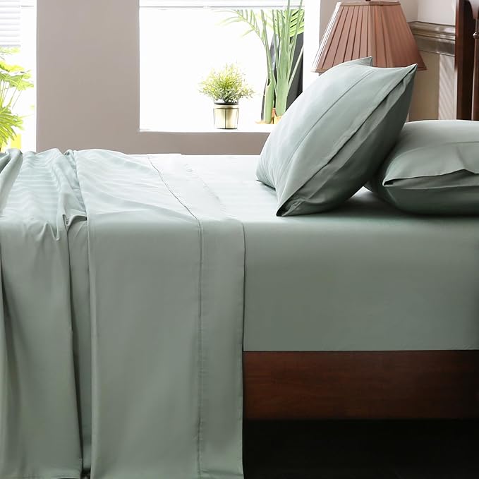 Extra Deep Pocket King Sheets 18-24 Inch 100% Egyptian Cotton 1000 Thread Count by overket