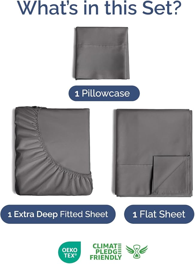 Extra Deep Pocket Twin Sheets - Image 2