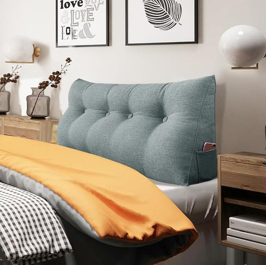 10 lbs Thickened Headboard Pillow Wedge Pillow Headboard Reading Pillow Bed by Rucener