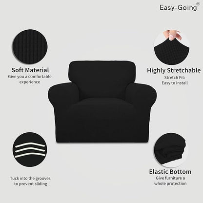 Easy-Going Stretch Chair Sofa Slipcover 1-Piece Couch Sofa Cover Furniture - Image 3