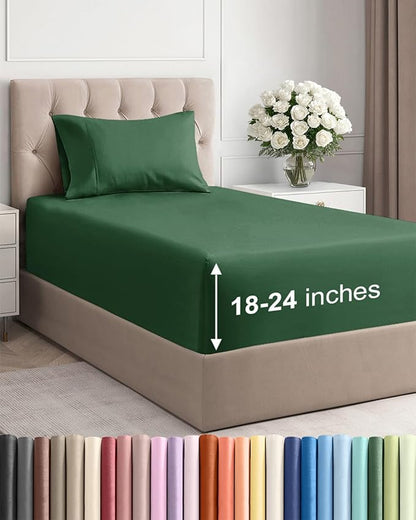 Extra Deep Pocket Twin XL Sheets by CGKUnlimited