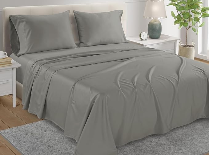 100% Cotton Sheets California King Size Sheets Set, Cal King Sheet Set by CHATEAUHOMECOLLECTION
