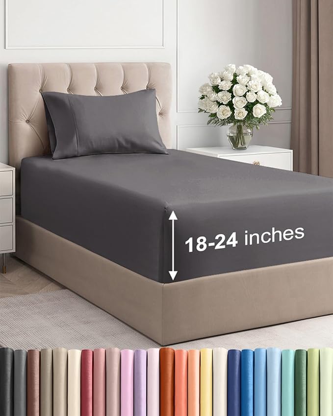 Extra Deep Pocket Twin Sheets by CGKUnlimited