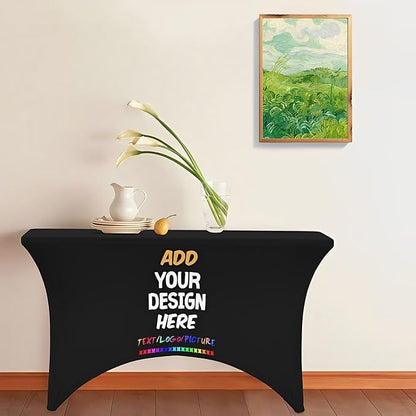 Custom Table Cloth Cover with Business Logo Personalized Customized Tablecloth - Image 5