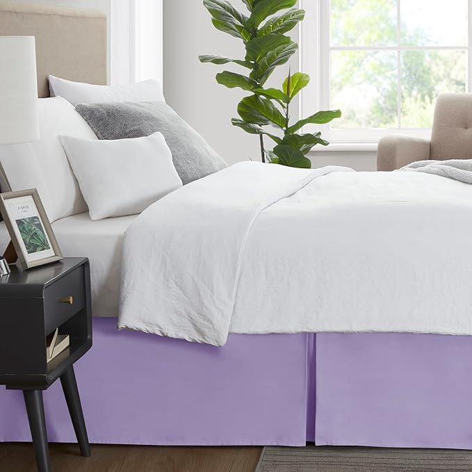 Nestl Lavender Twin Bed Skirt - Image 3