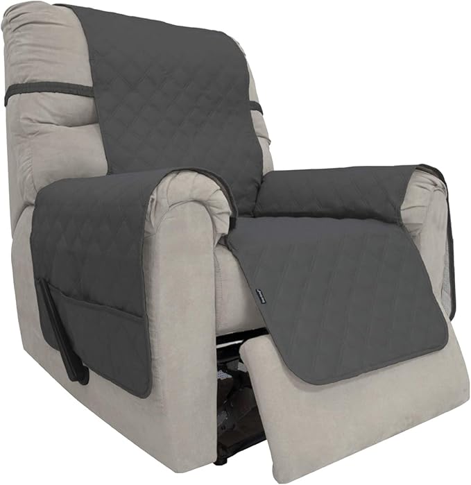 Easy-Going Sofa Slipcover Waterproof Recliner Chair Cover Non-Slip Fabric Couch by Easy-Going