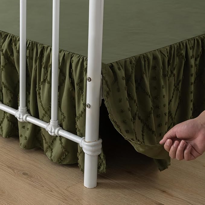 Bed Skirt Full Size Ruffled Bed Skirt - Image 2
