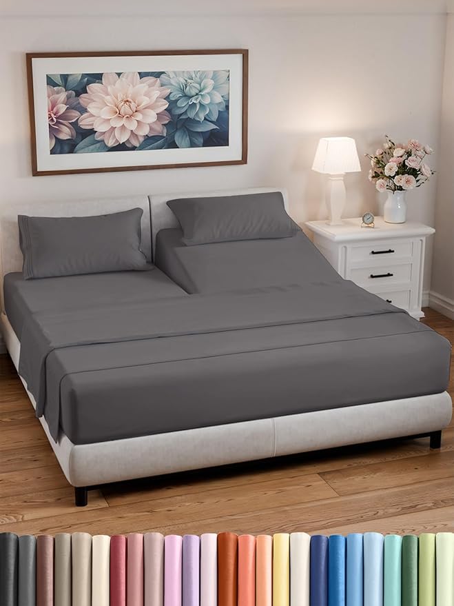 Split California King Bed Sheet Set by CGKUnlimited