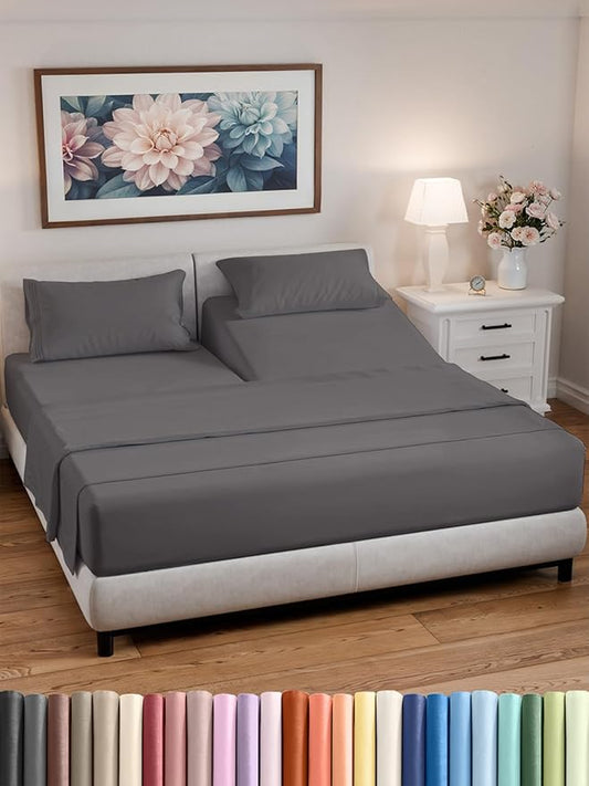 Split California King Bed Sheet Set by CGKUnlimited