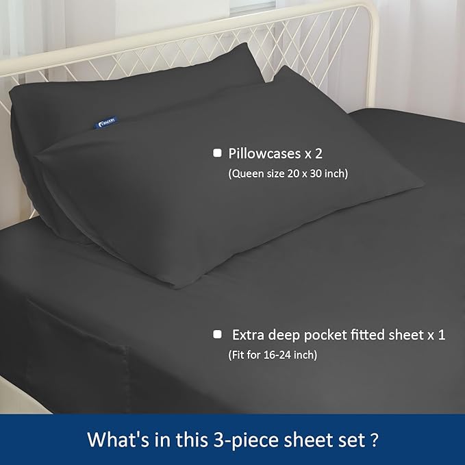 Moonsea Extra Deep Pocket Queen Sheet Sets - Image 3