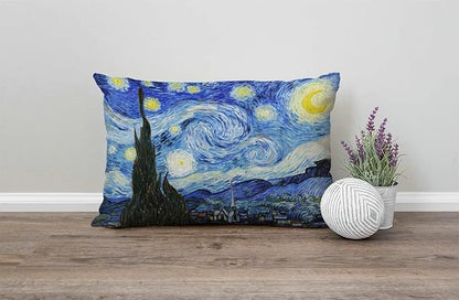 Solekla Van Gogh Pillow Cover Farmhouse Pillow Case Classic Arts Starry Night - Image 4